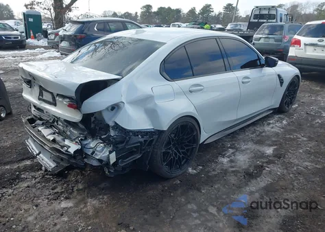 2024 BMW M3 Competition xDrive z USA, uszkodzony, nr VIN WBS43AY05RFR70349